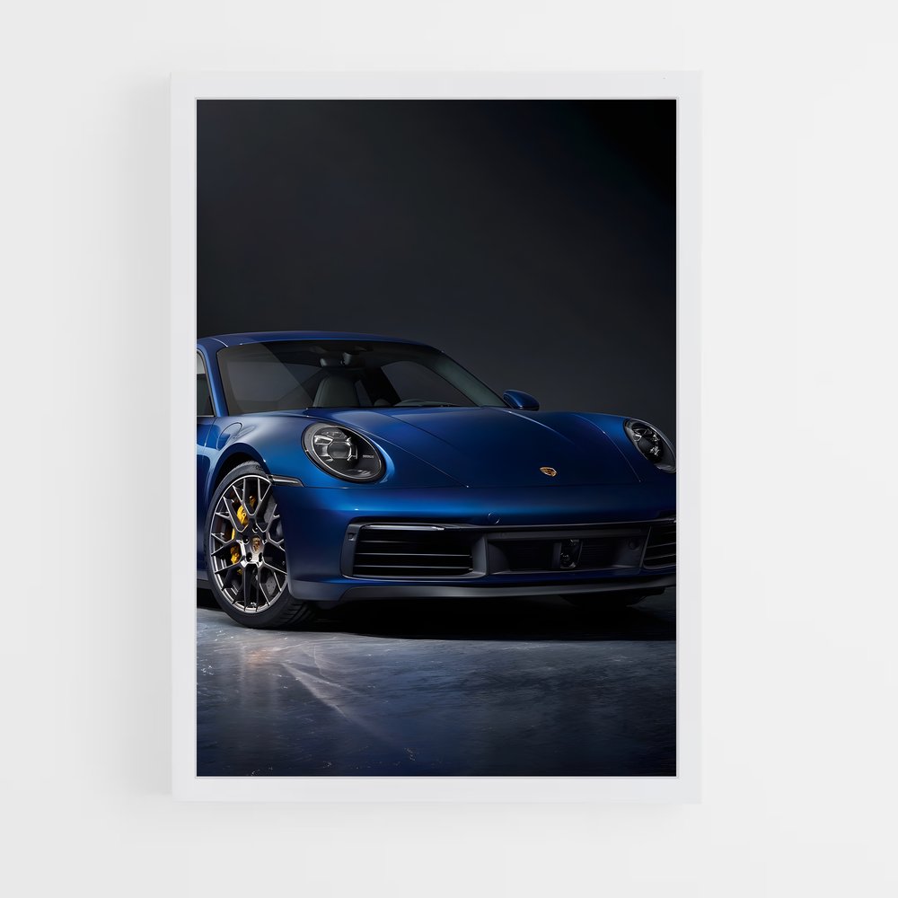 Poster Nuit Sportive – affiche Porsche (vue 3)